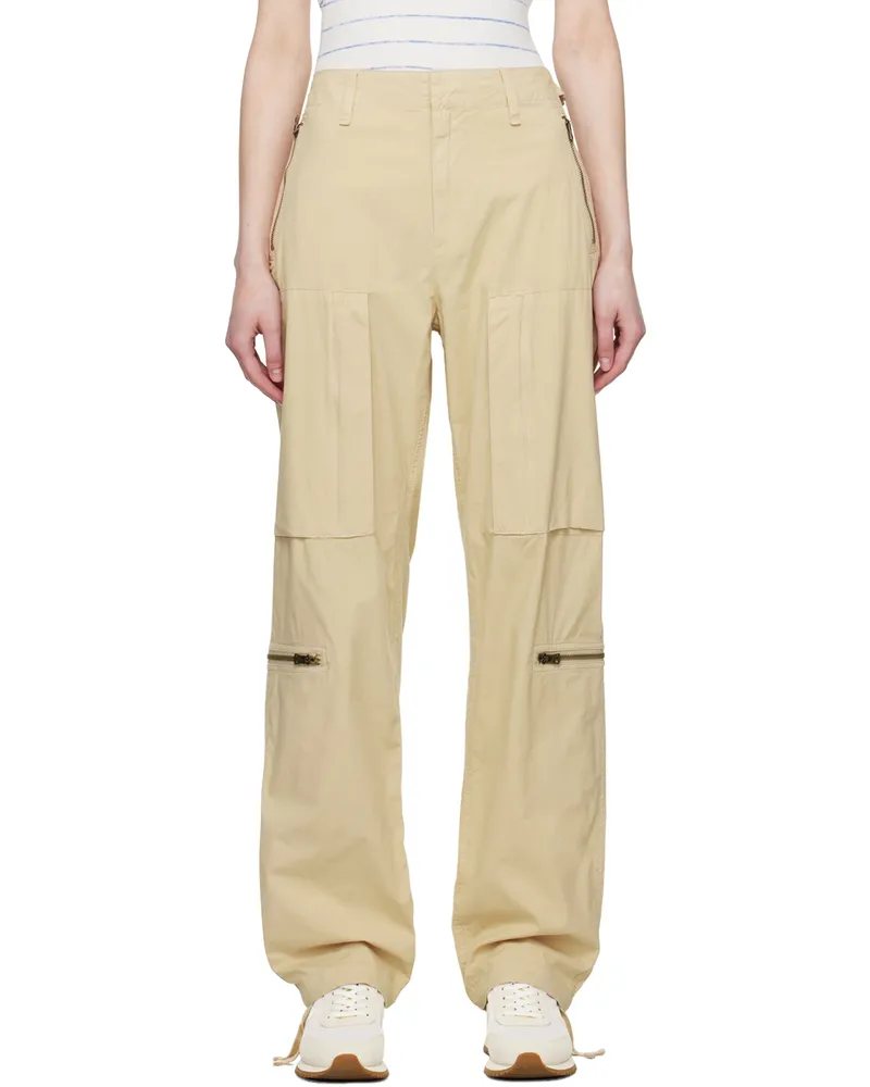 Rag & Bone Beige Kai Trousers Beige