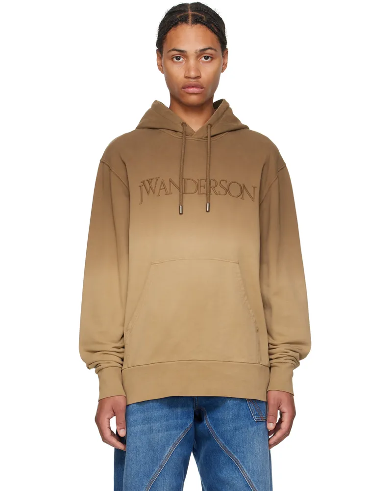 J.W.Anderson Brown Gradient Hoodie 619