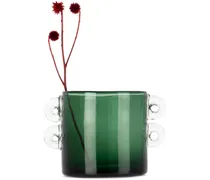 Green Wind & Fire Vase