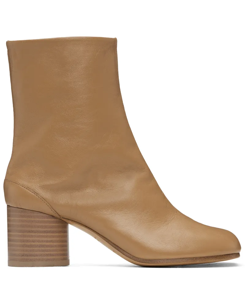 Maison Margiela Tan Tabi Ankle Boots T4091