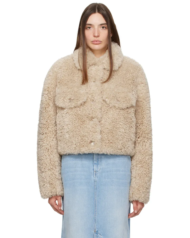 Étoile Isabel Marant Beige Fazia Jacket 23ec