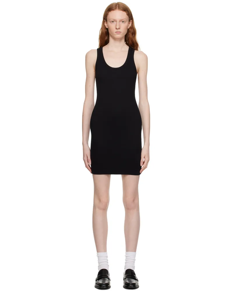 AGOLDE Black Maria Minidress Black