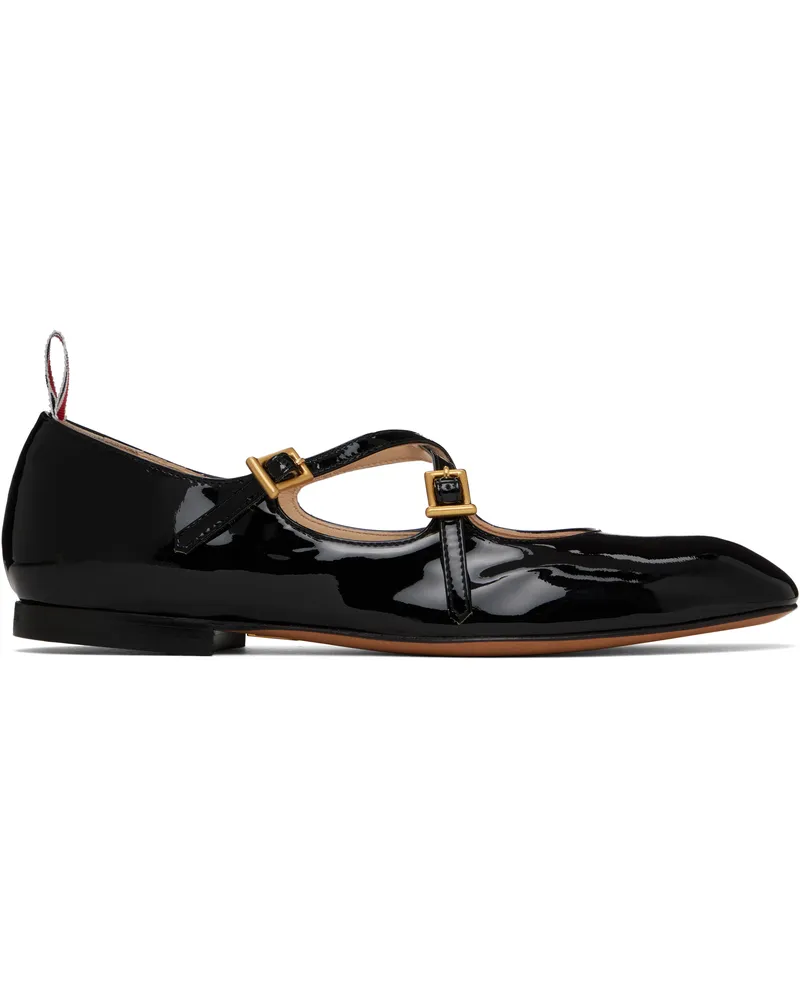 Thom Browne Black Thom John Ballerina Flats 001
