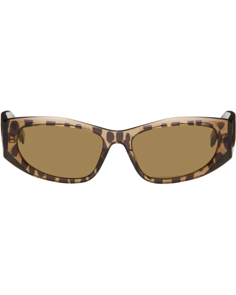 Givenchy Brown GV Day Cat-Eye Sunglasses Animal