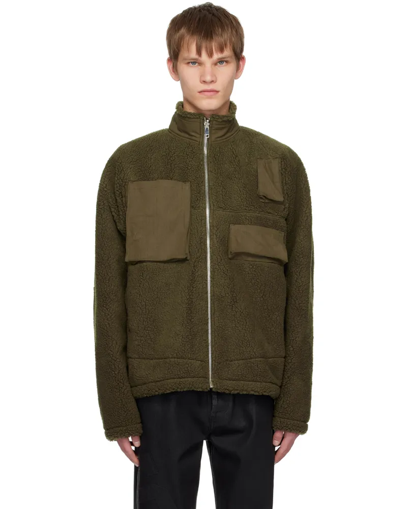 Saintwoods Green Reversible Jacket Moss