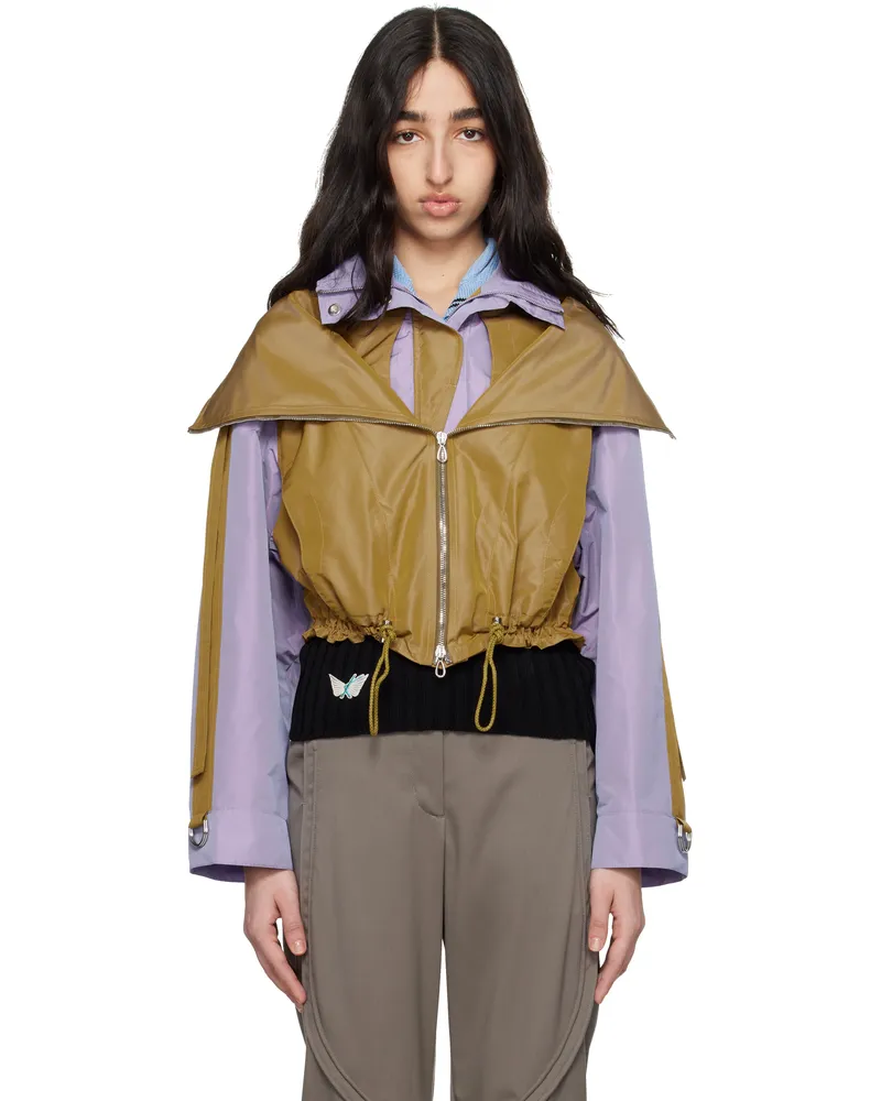 KIKO KOSTADINOV Purple & Gold Erro Jacket Patina