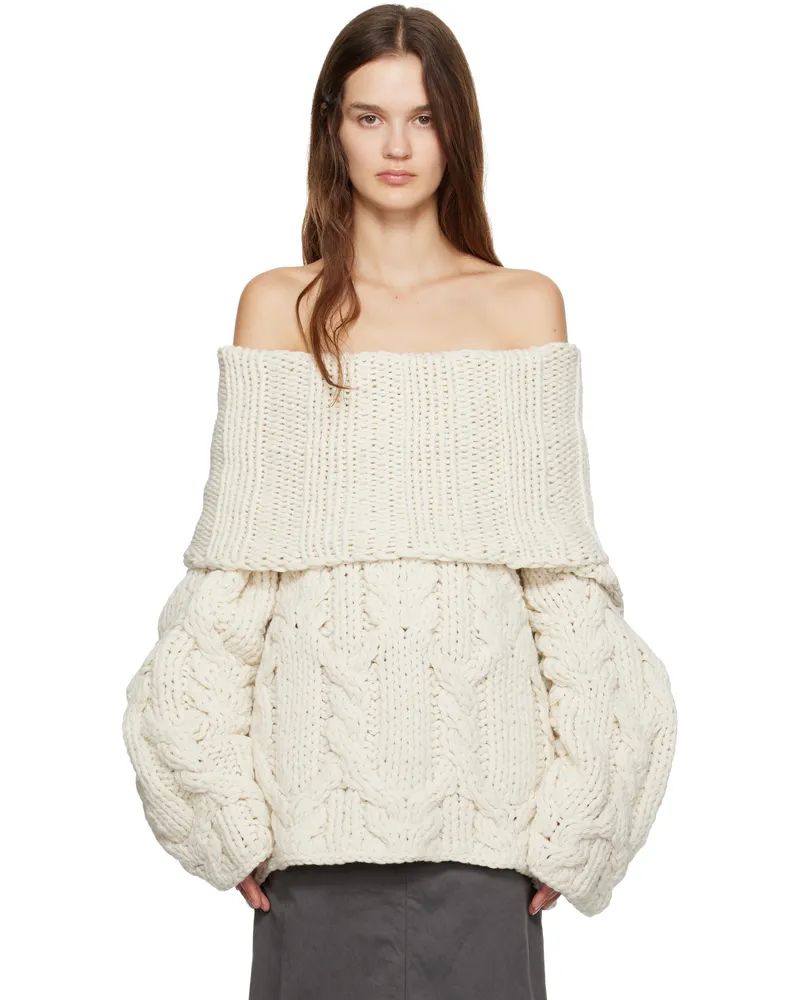 Holzweiler Off-White Super Chunky Cable Sweater 1001