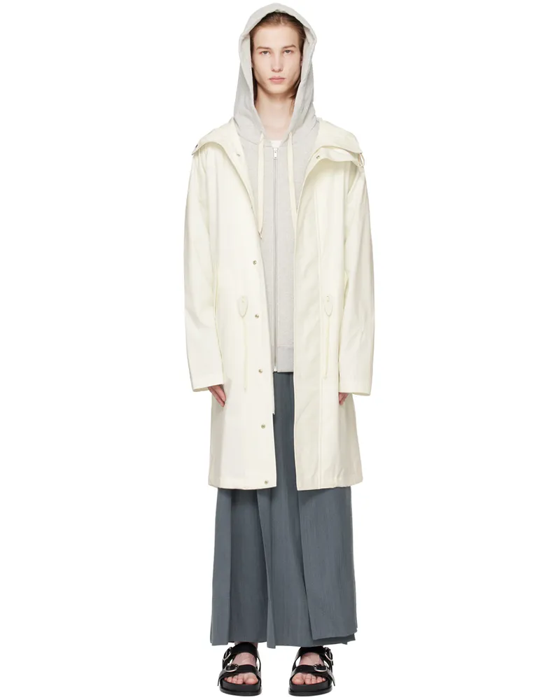 Jil Sander Off-White Drawstring Parka 106