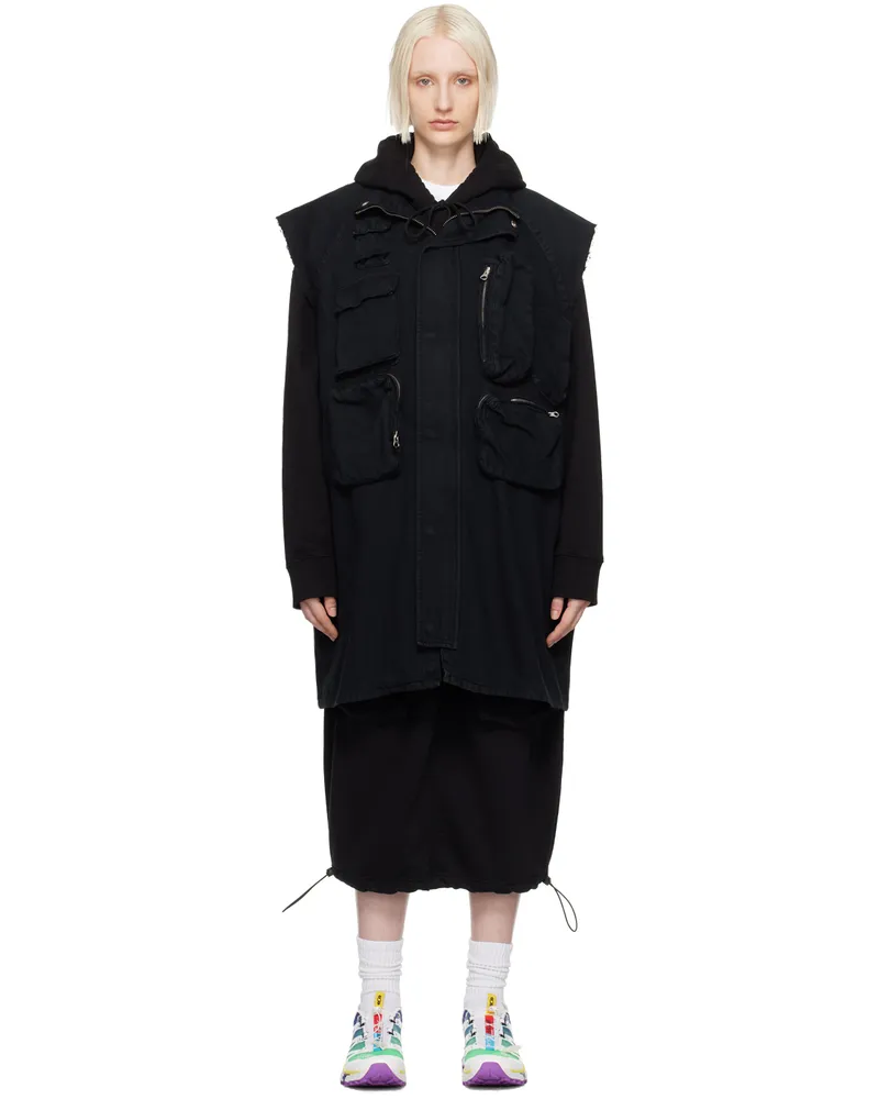 Maison Margiela Black Pocket Vest 900