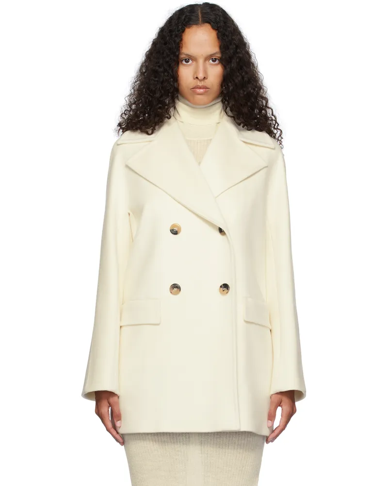 Max Mara Off-White Kent Coat 001