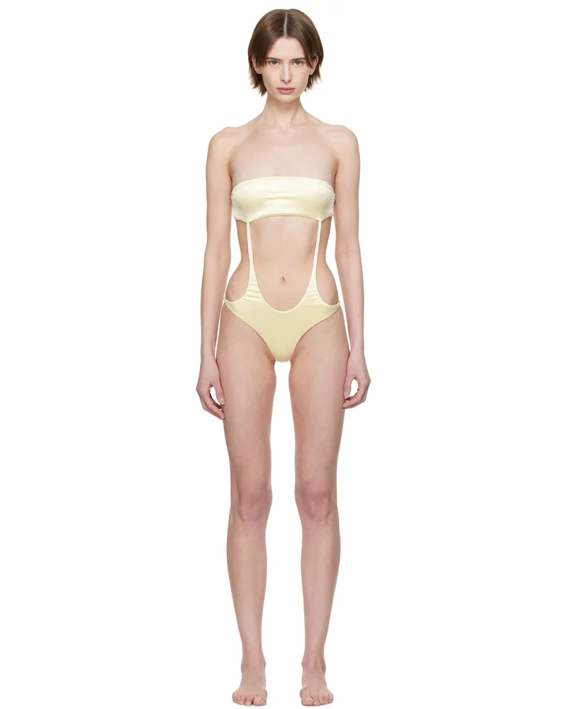Isa Boulder Yellow Dandelion Swimsuit Light