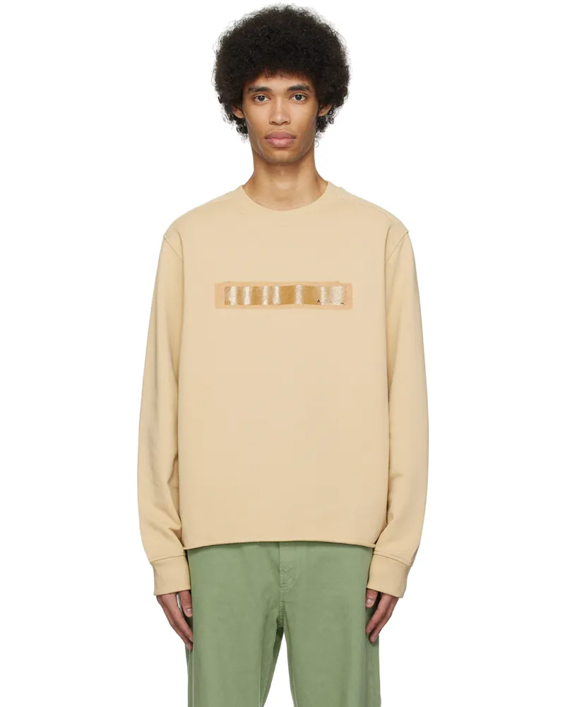 A.P.C. Beige Natacha Ramsay-Levi Edition Ernestine Sweatshirt Baa