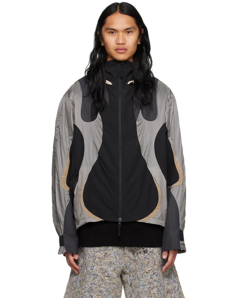 KUSIKOHC Black Paneled Jacket Black