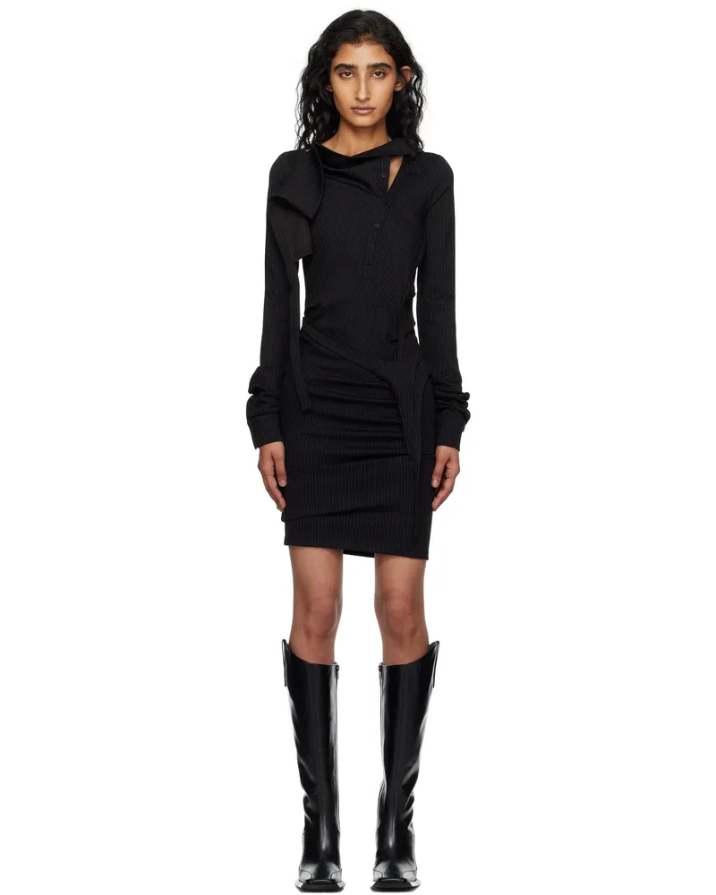 OTTOLINGER Black Ada Minidress Blk