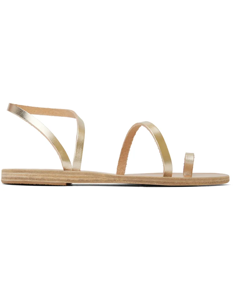Ancient Greek Sandals Gold Apli Eleftheria Sandals Platinum