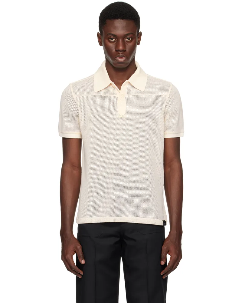 Courrèges Off-White AC Polo Natural