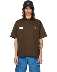 WTAPS Brown Repo Shirt Brown