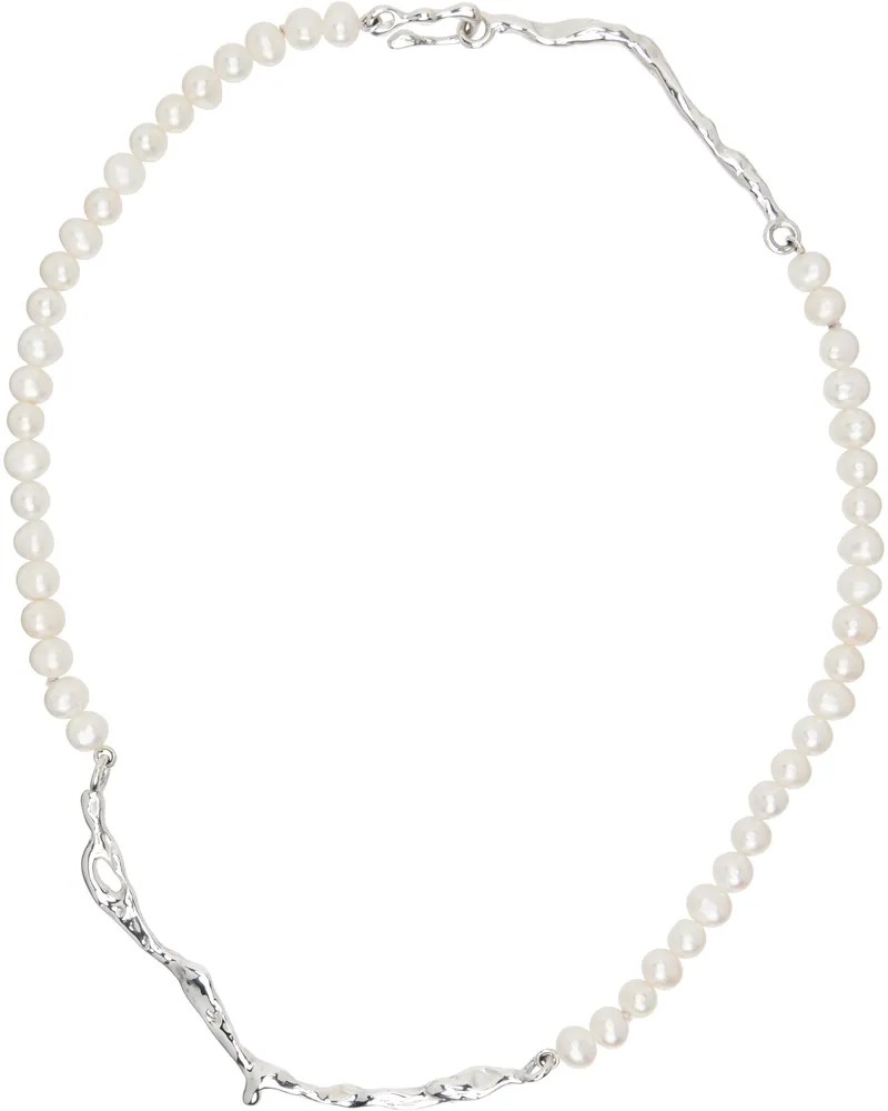 FARIS Drip Perla Necklace Sterling