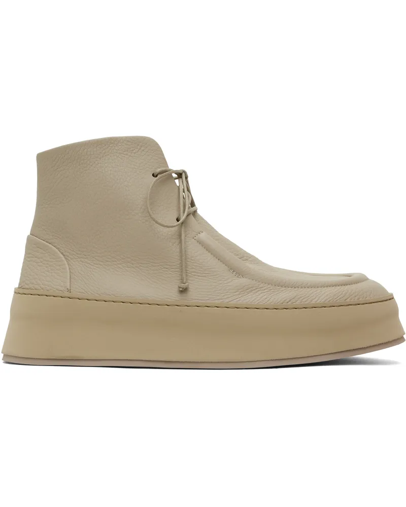 Marsèll SSENSE Exclusive Gray Cassapana Ankle Boots Clay