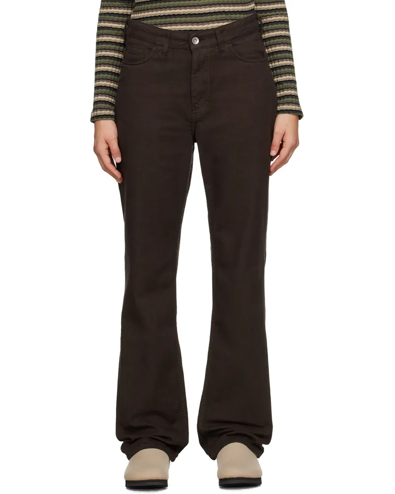YMC Brown Patti Jeans 20-brown