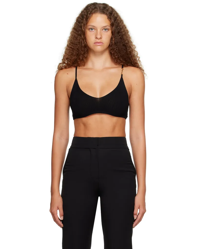 Jacquemus Black Le Chouchou 'Le Bandeau Pralu' Tank Top 990