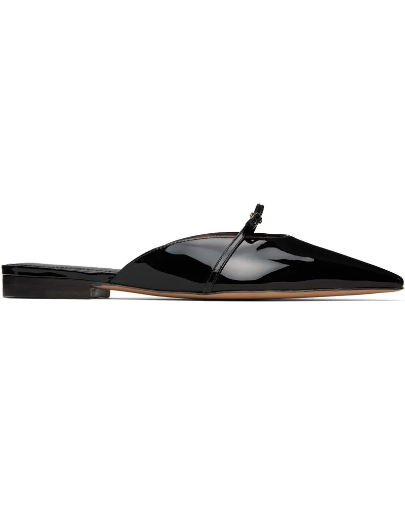Ferragamo Black Giulye Mini Bow Slippers 004