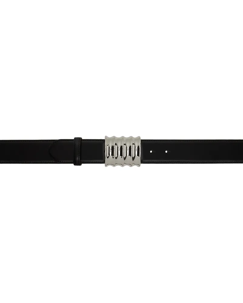 KHAITE Black 'The Medium Julius' Belt 200