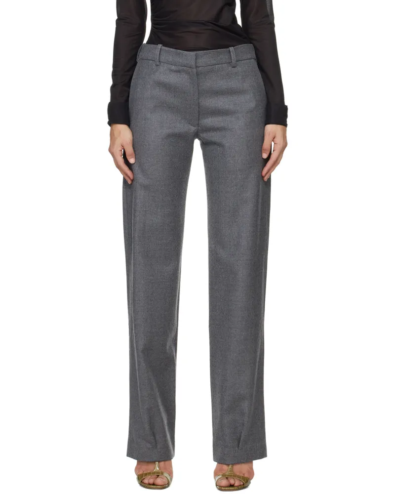 16ARLINGTON Gray Vante Trousers Grey