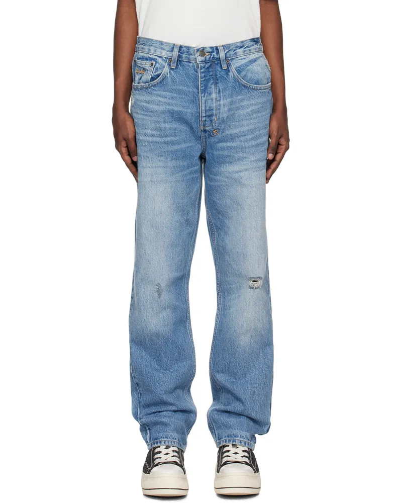 ksubi Blue Anti K Maverick Jeans Denim