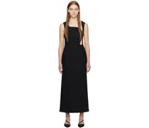 Black Ella Midi Dress