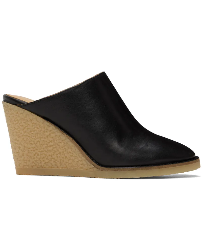 Isabel Marant Black Takita Wedge Mules 01bk