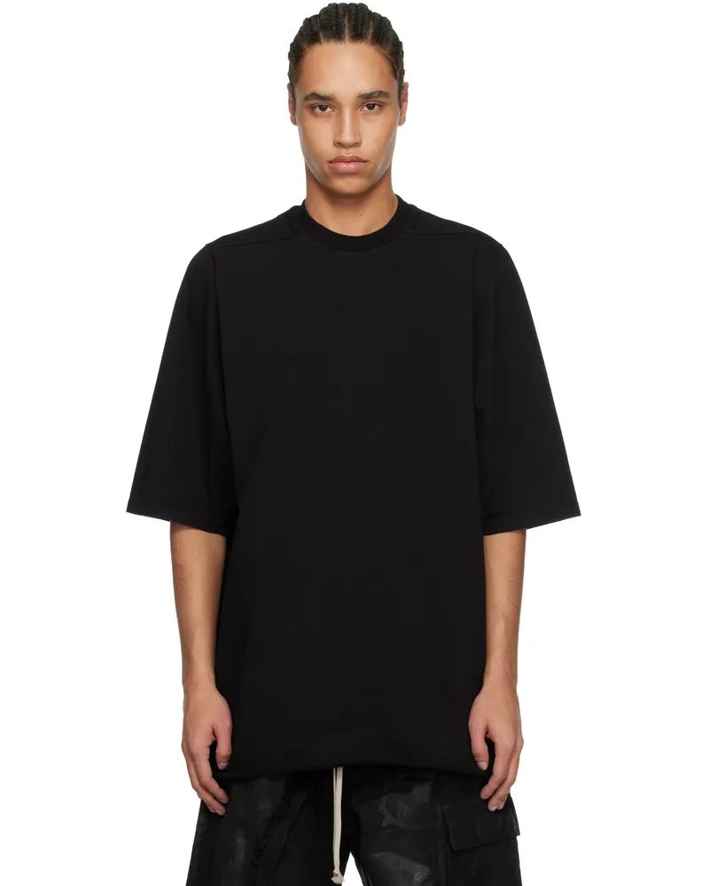 DRKSHDW by Rick Owens Black Hollywood Jumbo SS T-shirt 09