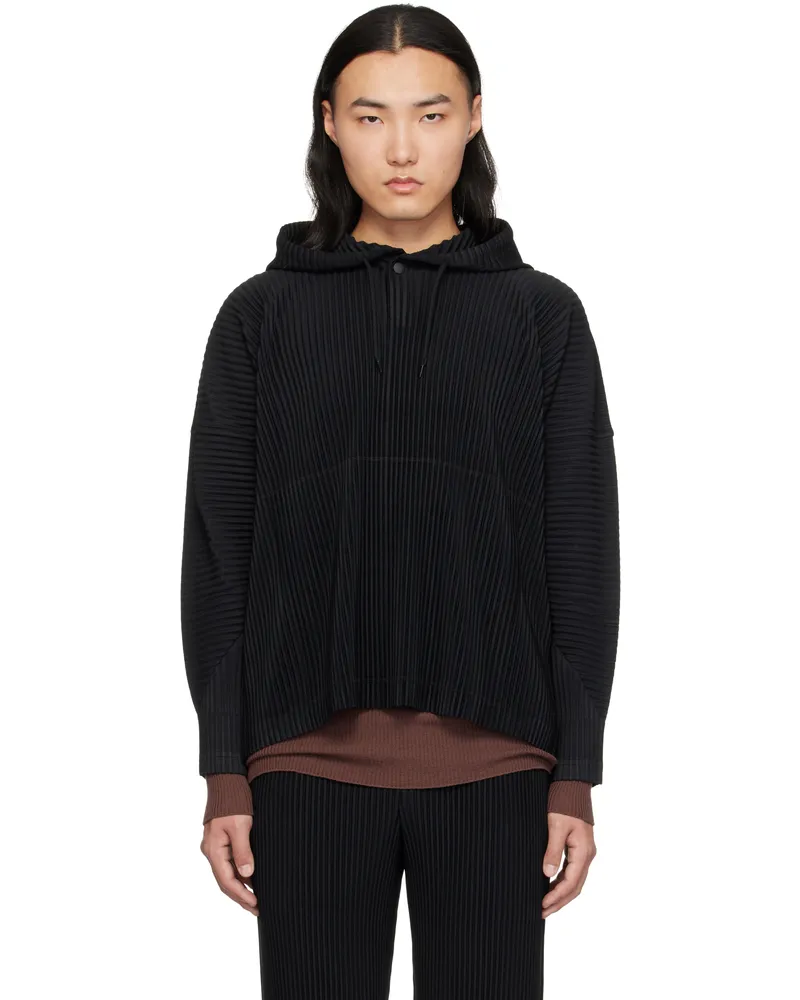 Issey Miyake Black Monthly Color December Hoodie 15-black