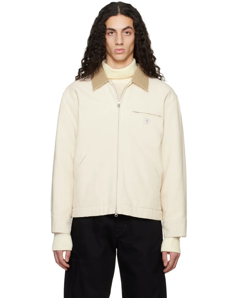Dunst Off-White Vintage Work Jacket Cream