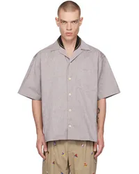 kolor Brown Layered Shirt C-brown