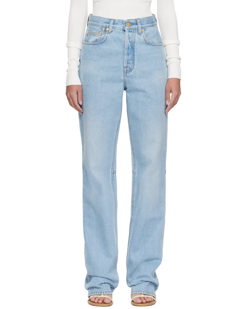 Jacquemus Blue Les Classiques 'Le de-Nîmes droit' Jeans 31a