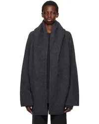 Lauren Manoogian Black Double Face Coat Iink