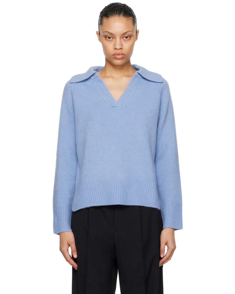arch4 Blue Jenna Cashmere Sweater Egyptian