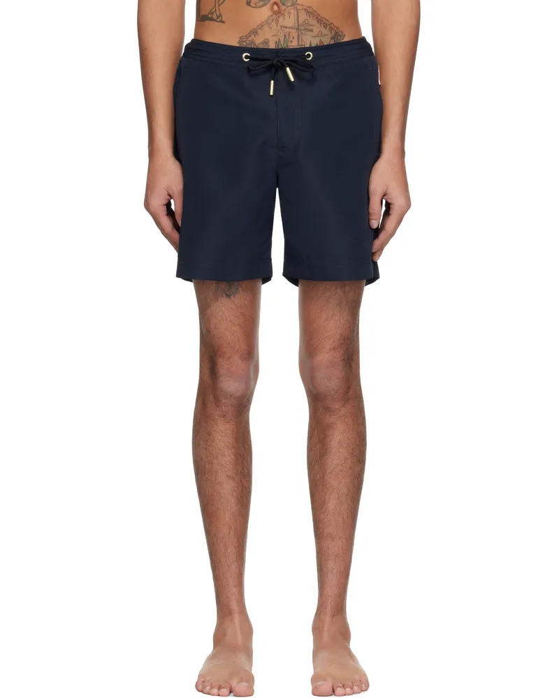 Orlebar Brown Navy Bulldog Drawcord Swim Shorts Night
