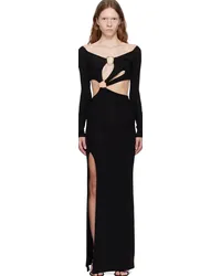 Louisa Ballou Black Sex Wax Maxi Dress Black