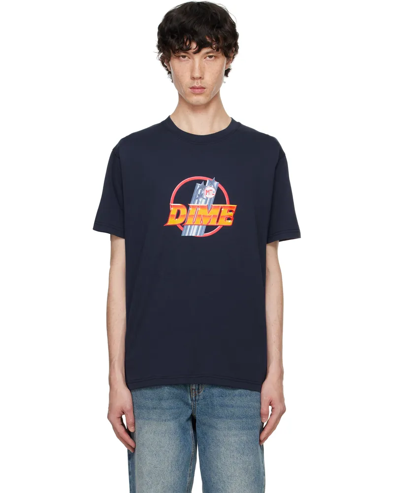 Dime Navy Lance T-shirt Navy