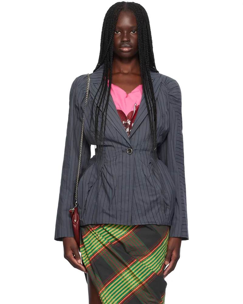 Vivienne Westwood Gray Cloud Blazer P201