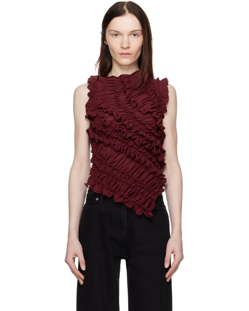 Beaufille SSENSE Exclusive Burgundy Vera Blouse Wine