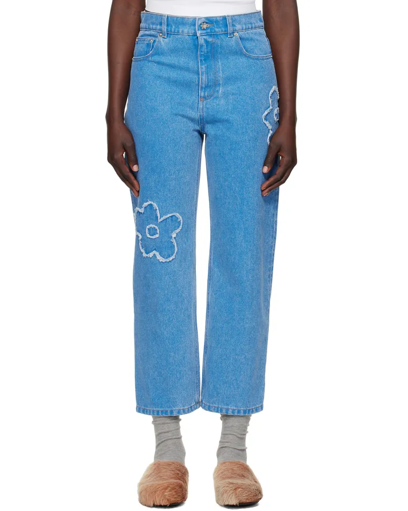 Marni Blue Boyfriend Jeans Pcb44