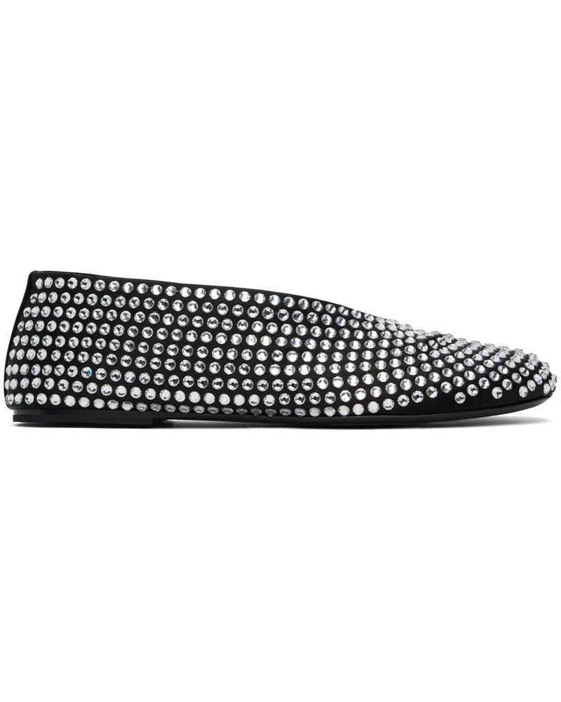 KHAITE Black 'The Marcy' Ballerina Flats 830