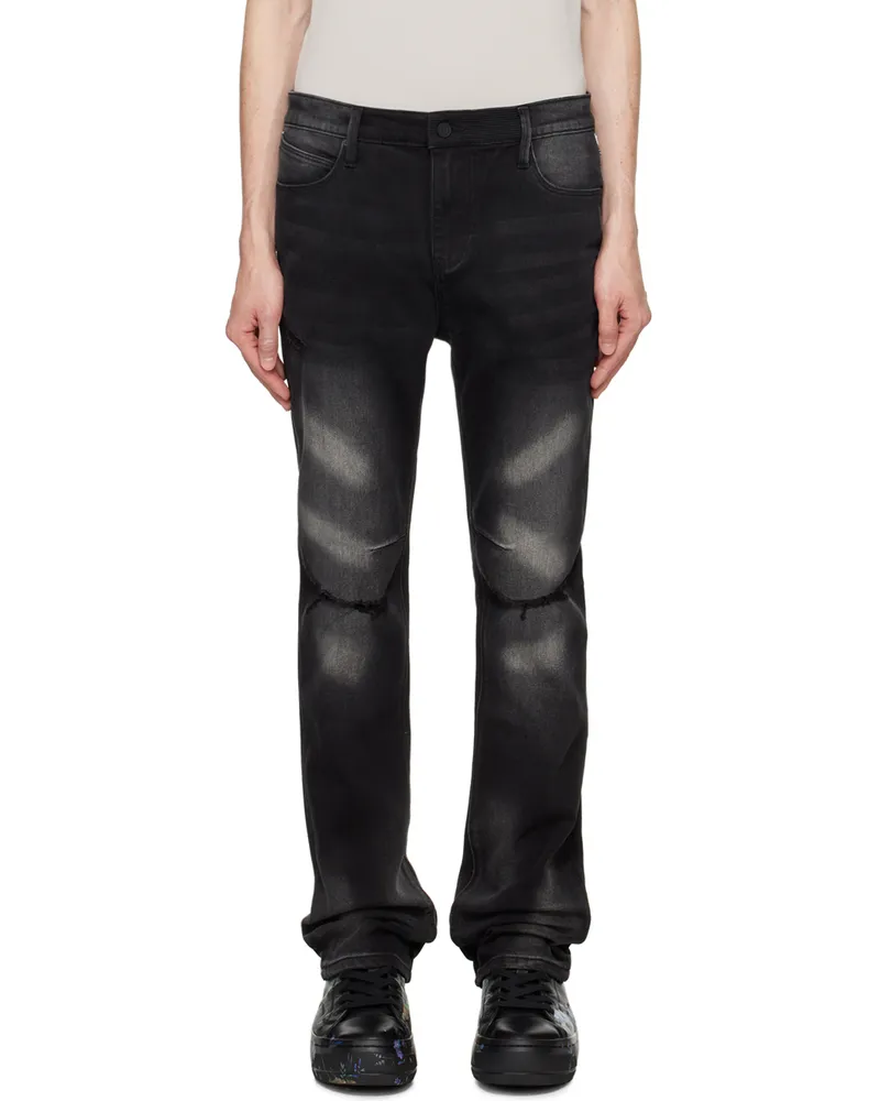 RTA Black Denis Jeans Faded
