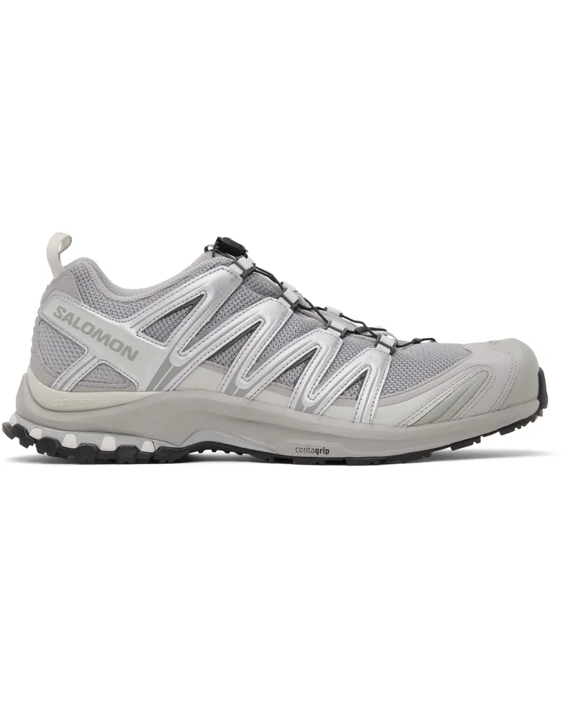 Salomon Gray & Silver XA Pro 3D Sneakers Alloy