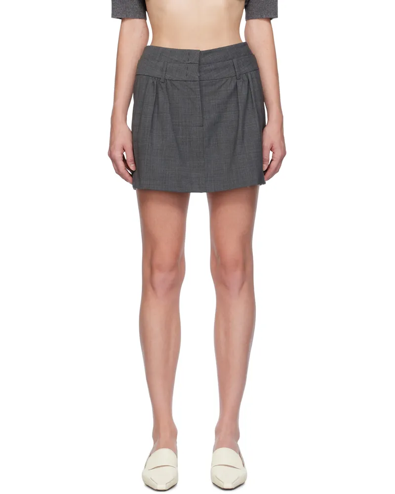 The Garment Gray Pisa Miniskirt Grey