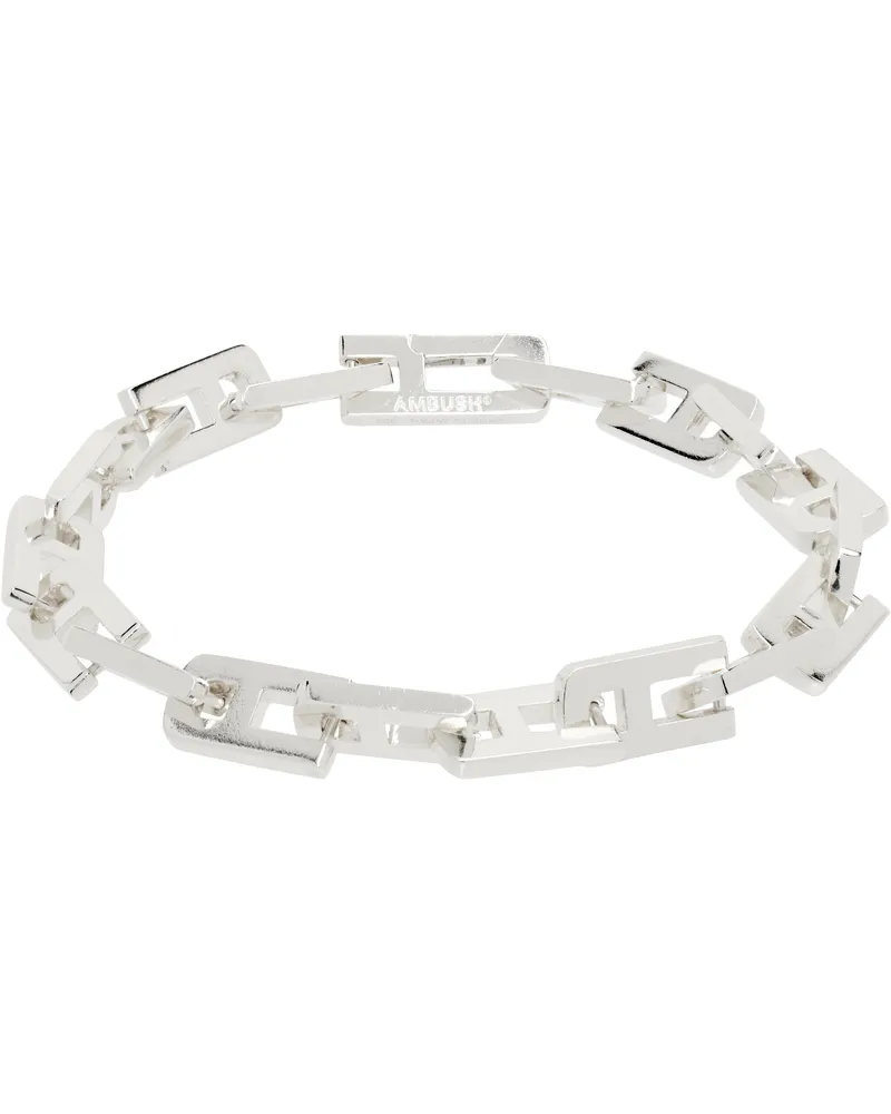 AMBUSH Silver 'A' Chain Bracelet