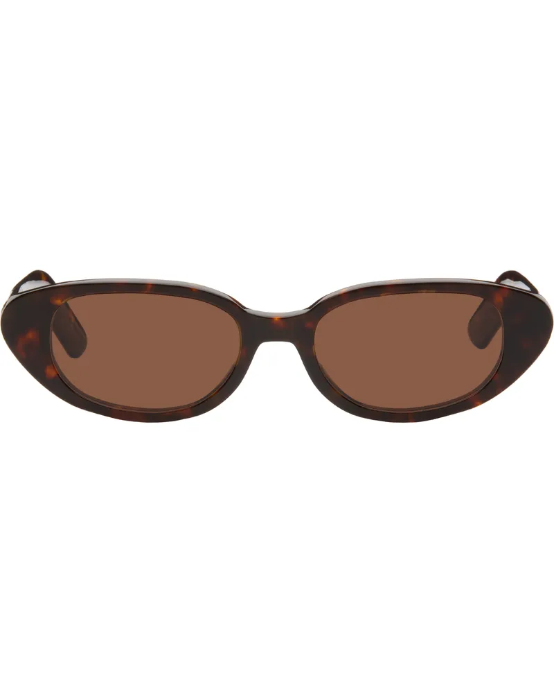 RETROSUPERFUTURE Brown Vega Sunglasses Burnt